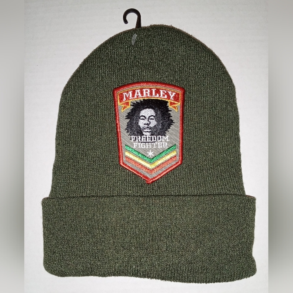 New BOB MARLEY RASTA FREEDOM FIGHTER Skull Cap  Winter Hat! Jamaica Kush Africa